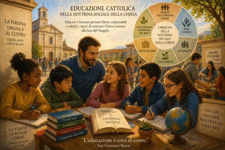 DSC tra teoria e pratica: incontro n. 19 – L’educazione nella visione della Dottrina Sociale della Chiesa